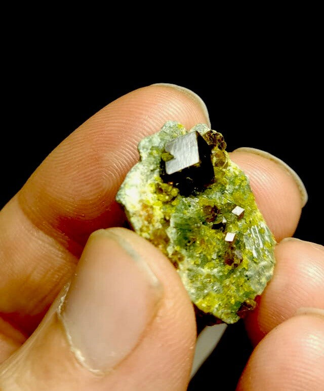 Andradite Garnet With Epidote 6.5 Grams.