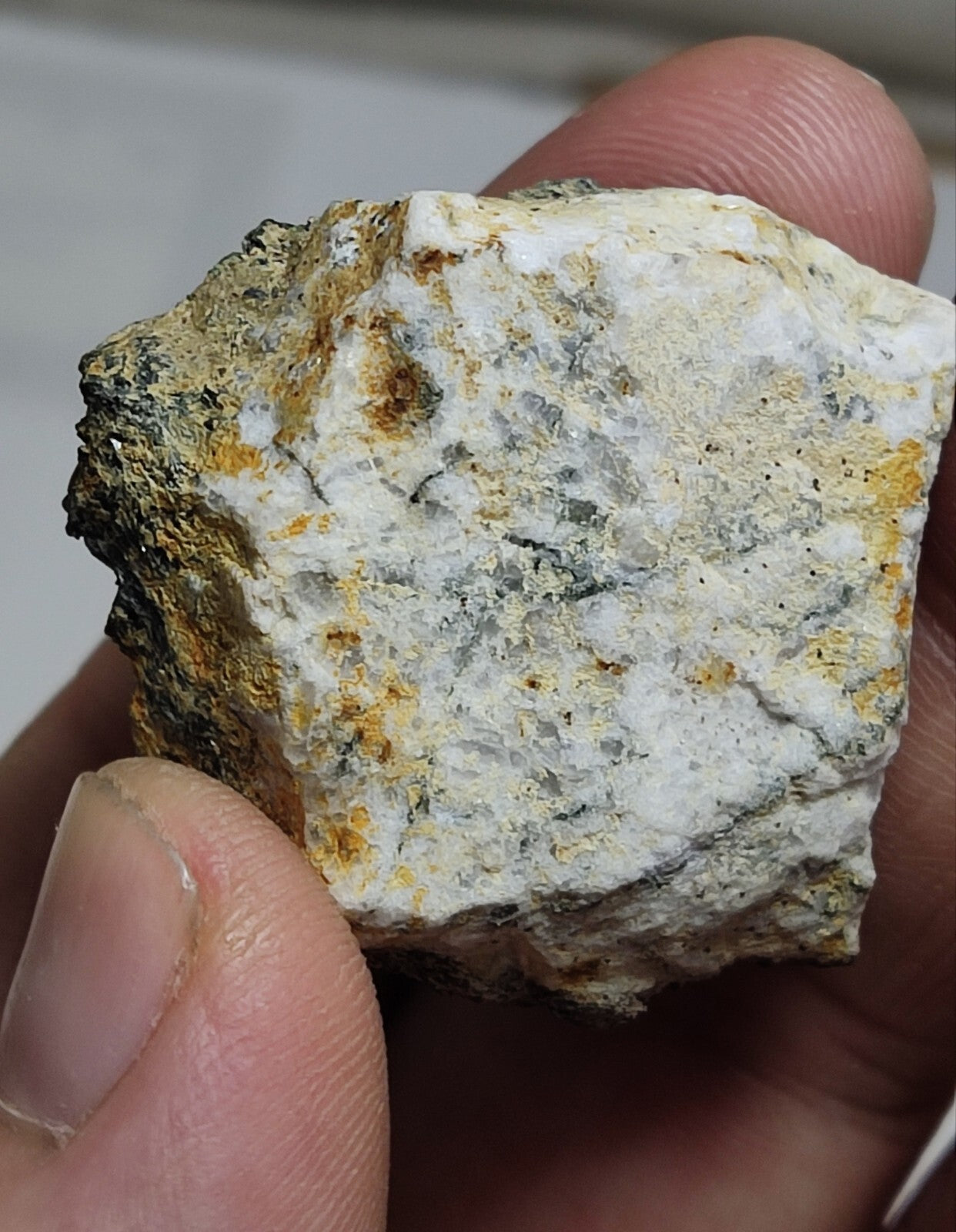 An aesthetic specimen of terminated aegirine crystals on matrix 26 grams