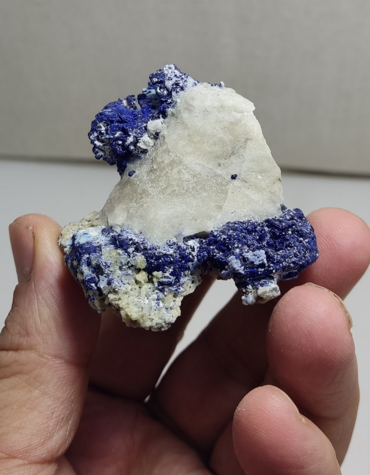 Natural Partly Fluorescent Lazurite On Matrix 81 grams