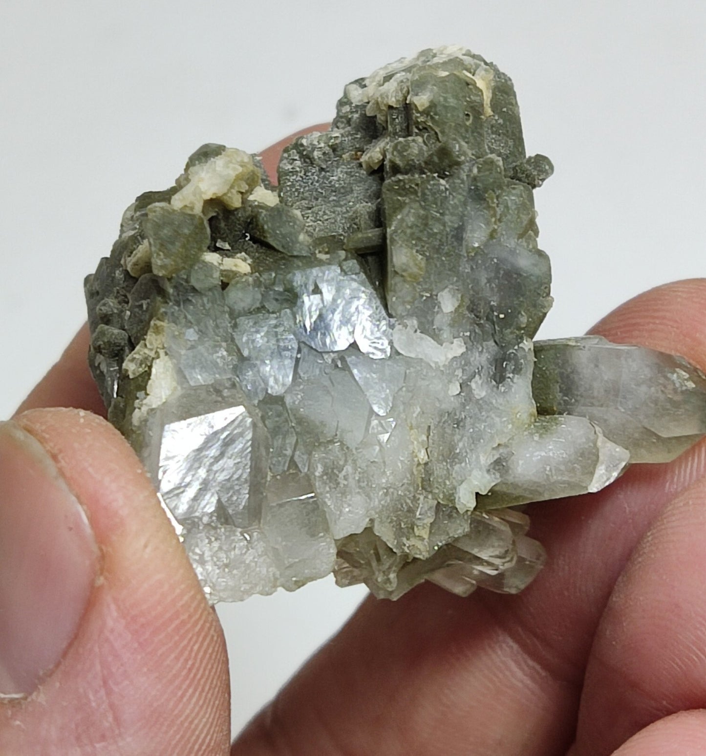 An Aesthetic Natural beautifully terminated Chlorite Quartz specimen 33 grams