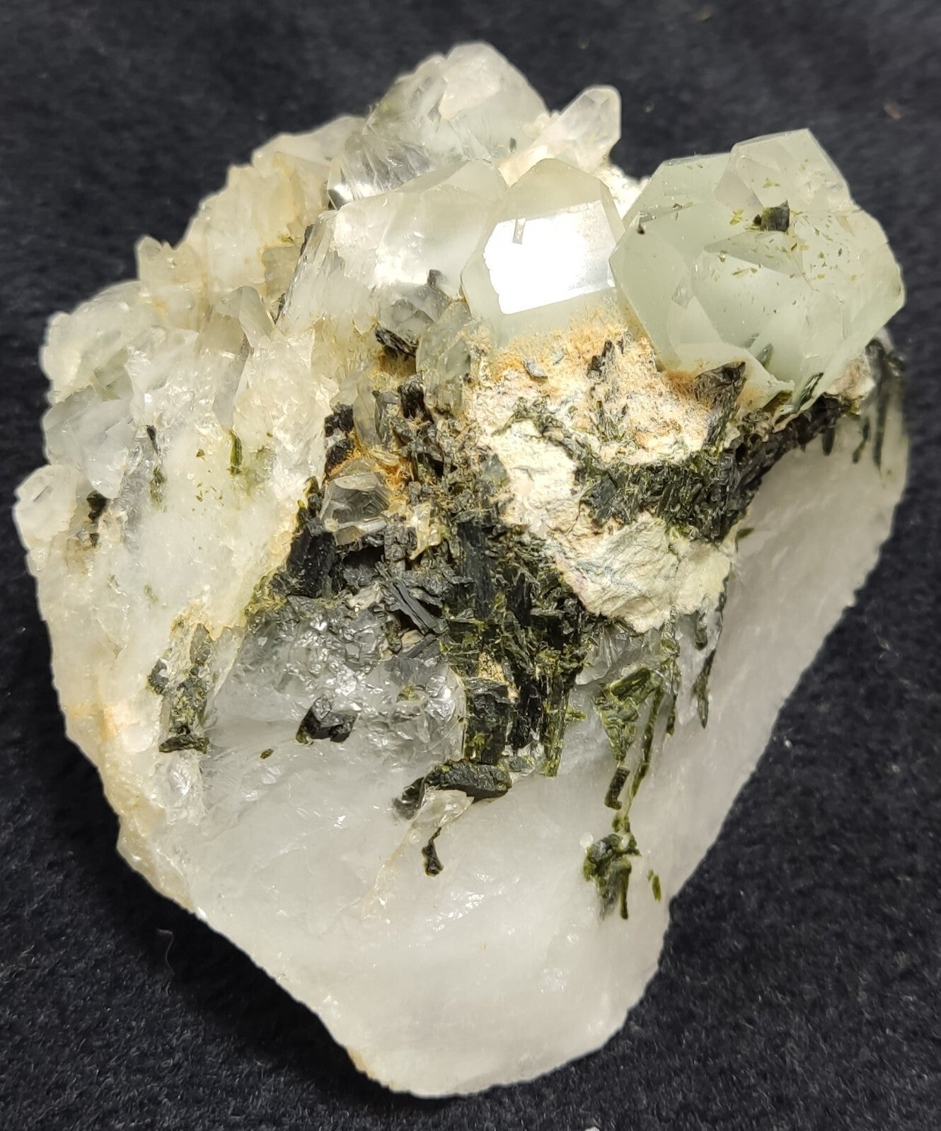 An Aesthetic terminated epidote Quartz specimen 342 grams
