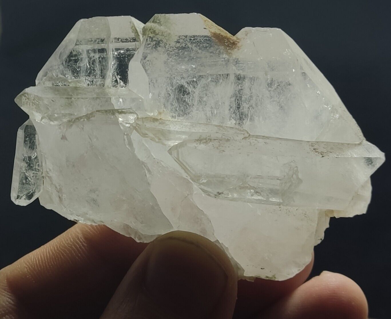 An Aesthetic Natural beautifully terminated faden Quartz specimen 94 grams