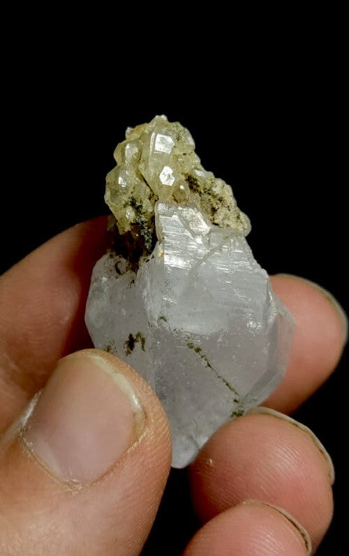 Naturally Terminated Quartz Point With Chlorite Inclusions.