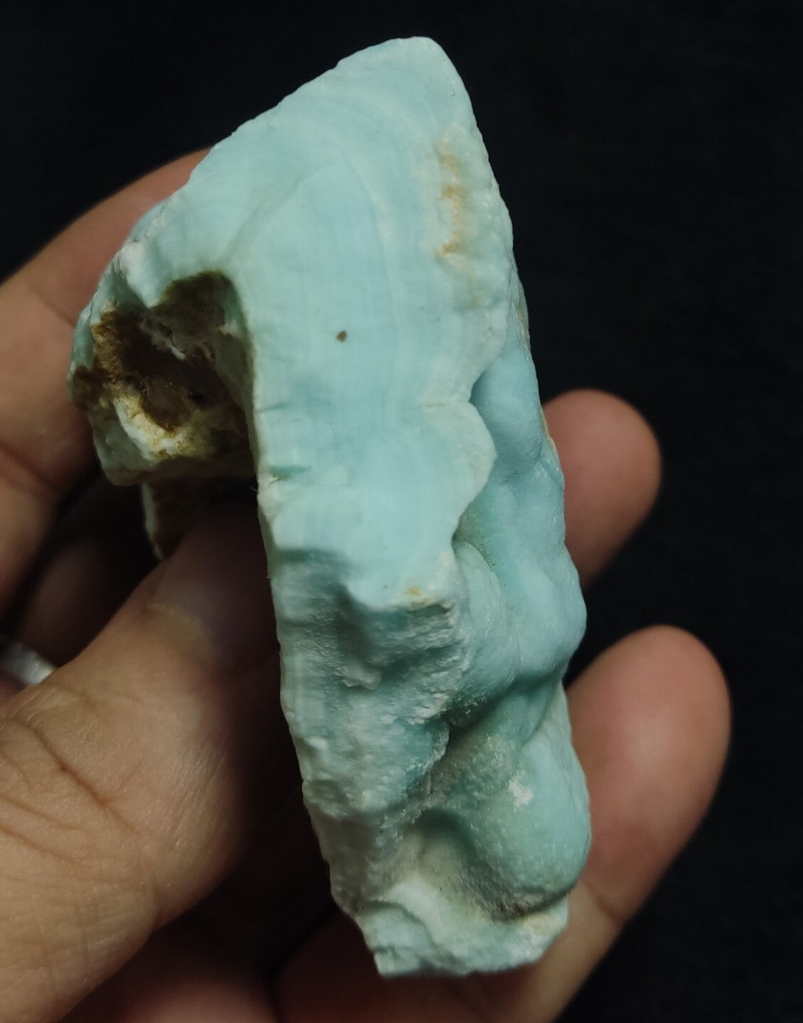 Natural Blue Aragonite 208 grams