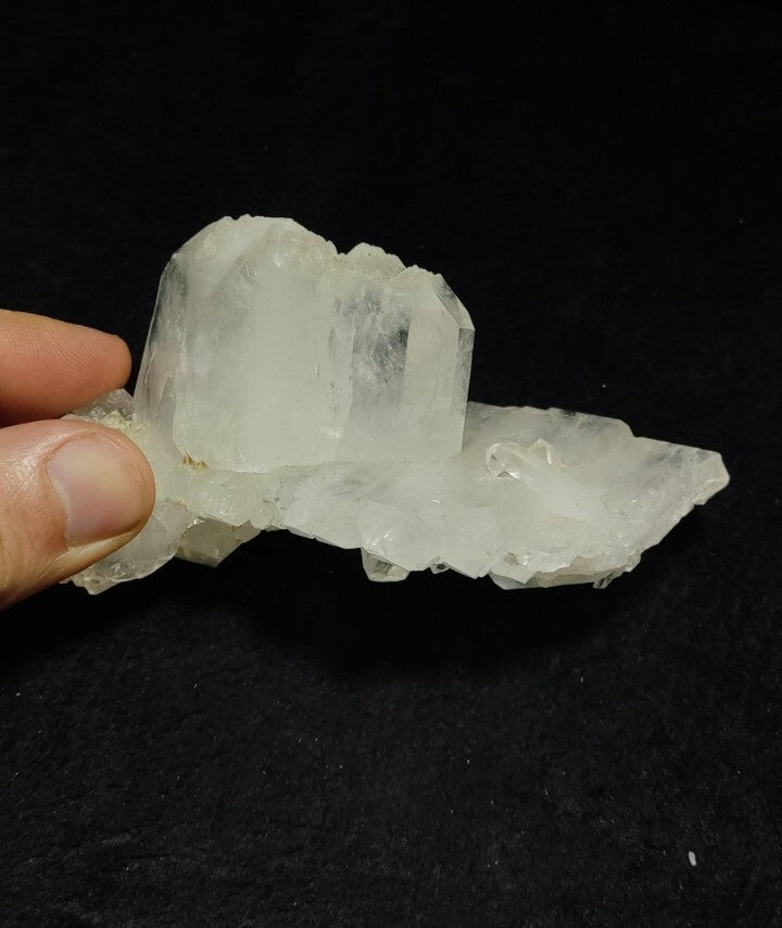 An Aesthetic specimen of faden Quartz crystal 243 grams
