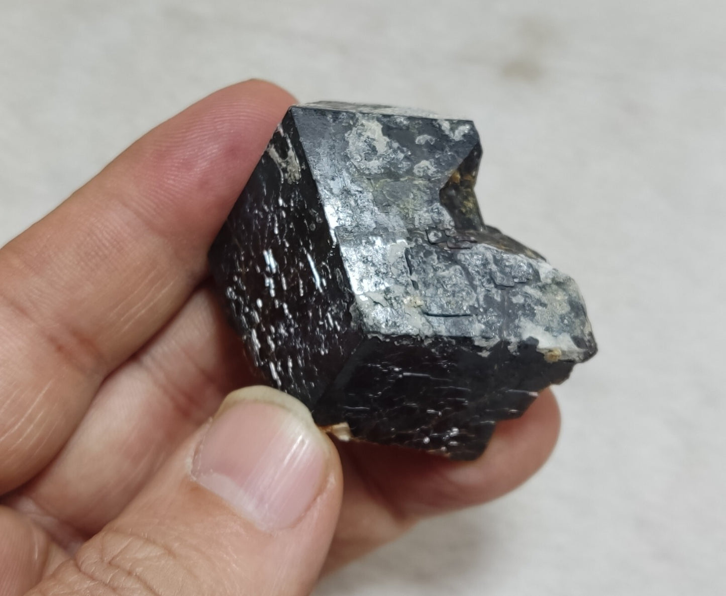 An Aesthetic specimen of andradite garnet crystal 19 grams