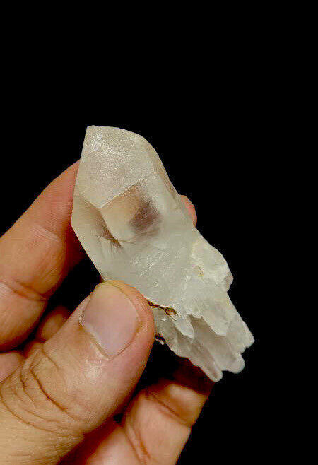 Double Terminated Quartz crystal 83g