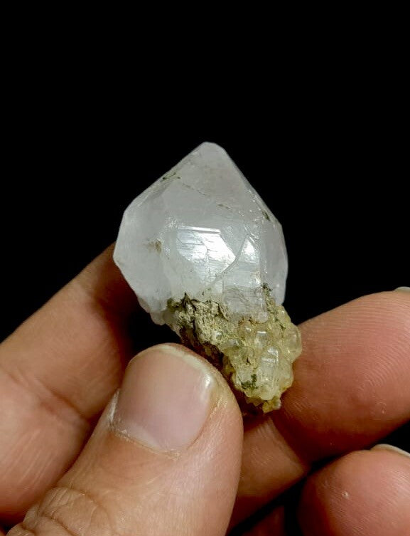 Naturally Terminated Quartz Point With Chlorite Inclusions.