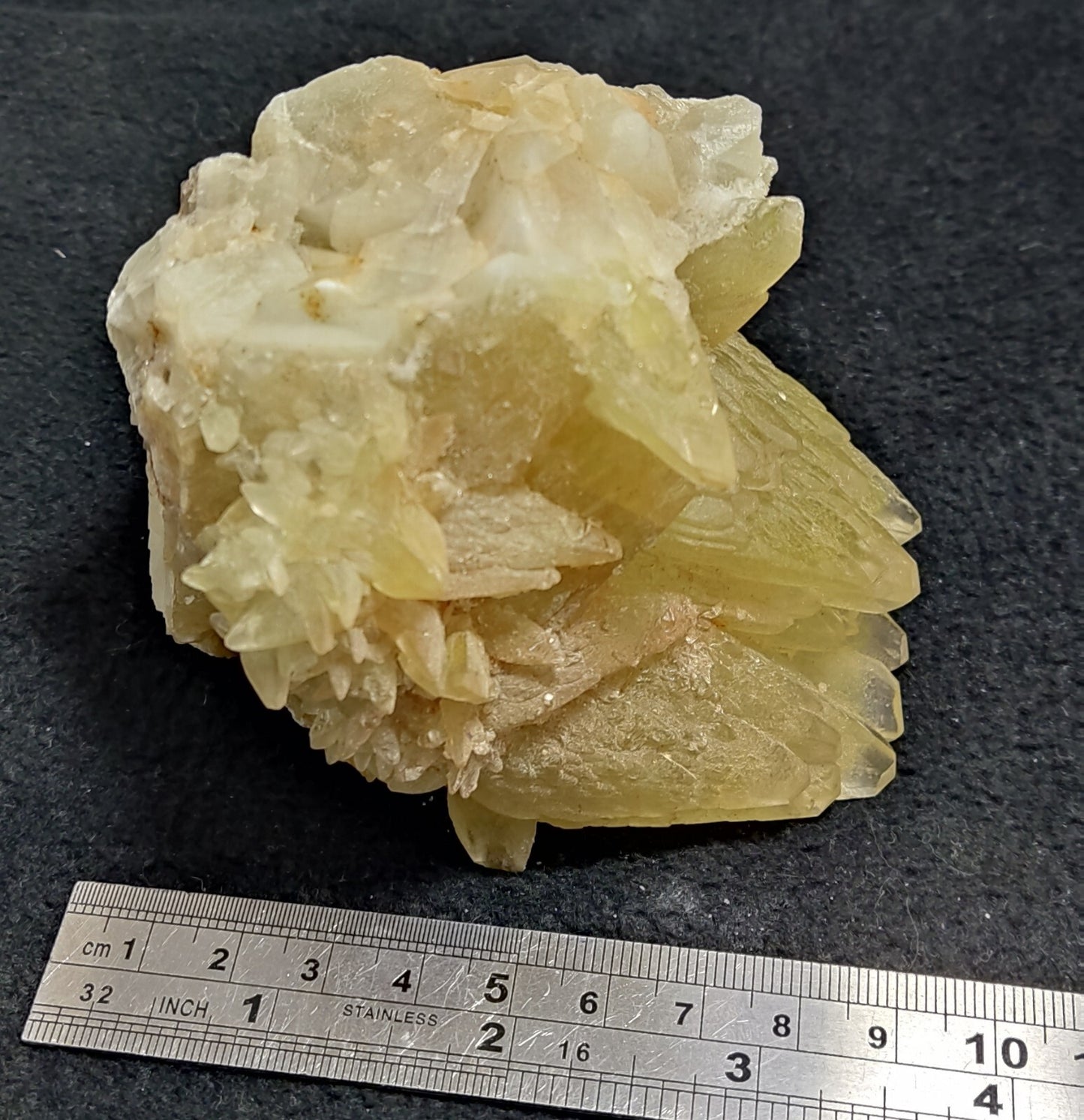 An Aesthetic Naturally terminated specimen of dogtooth calcite 722 grams