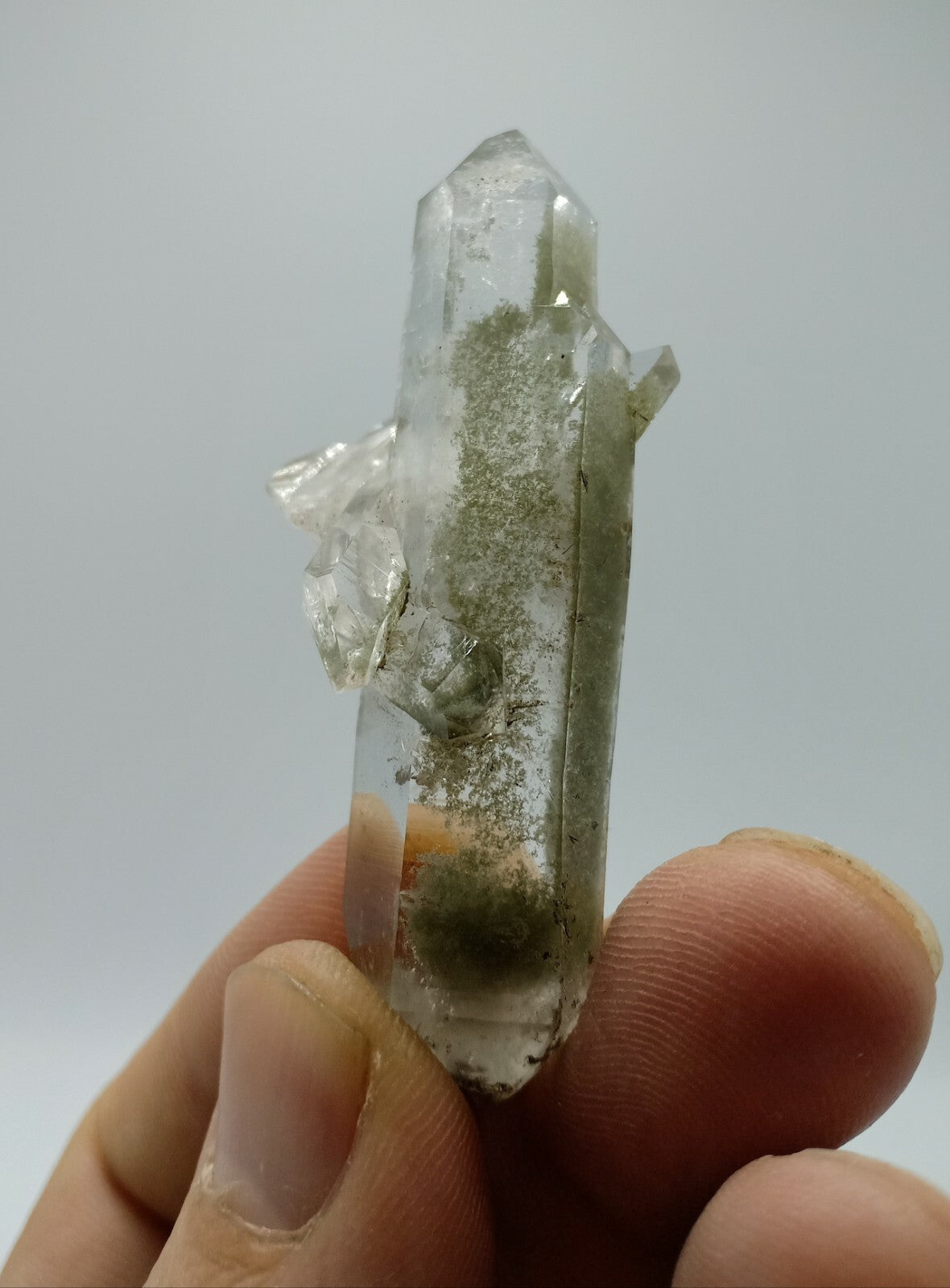 A very Aesthetic Natural beautifully terminated Chlorite Quartz crystal 27 grams