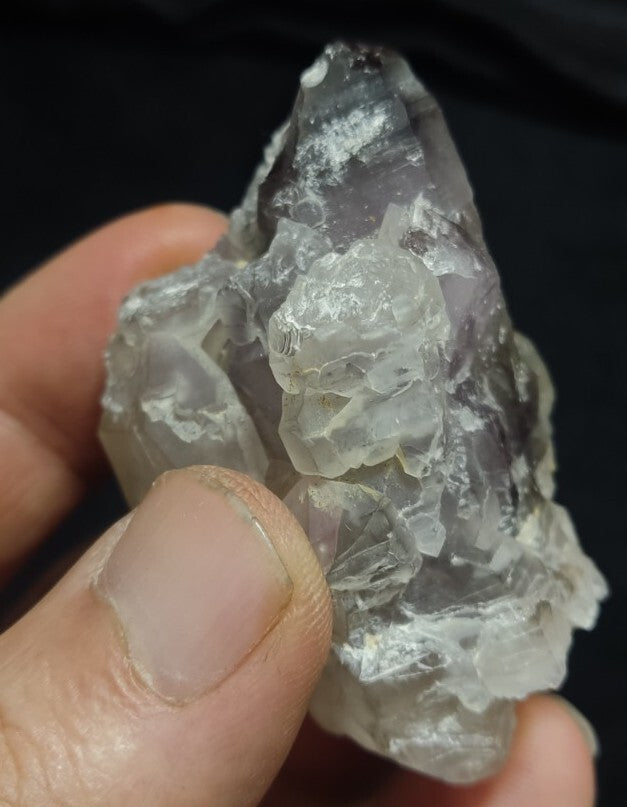 Natural Etched Terminated Smoky Quartz Amethyst 74 grams