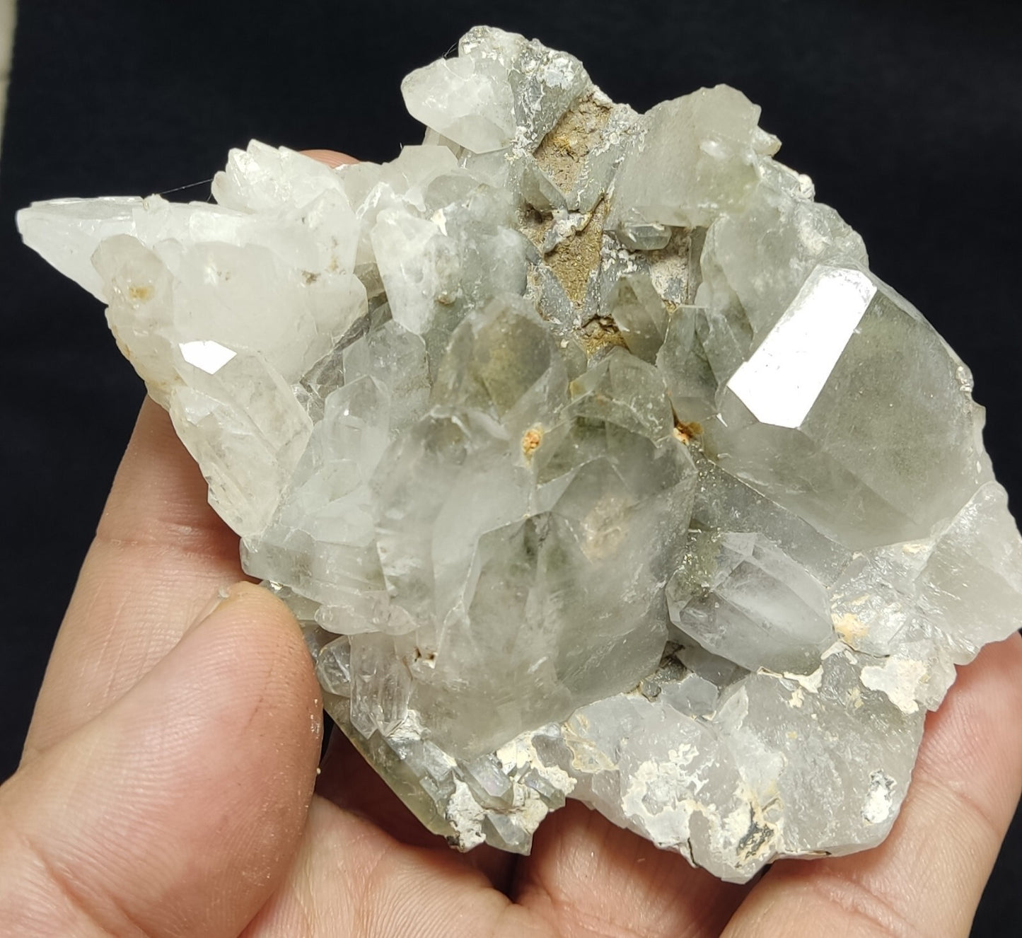 An Aesthetic Natural beautifully terminated Chlorite Quartz specimen 190 grams