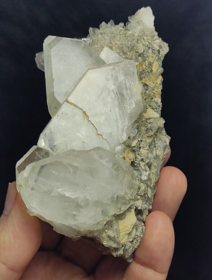 An Aesthetic Specimen Of Faden Quartz  402 grams