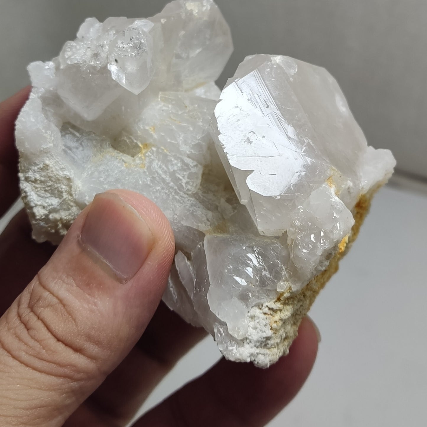 An Aesthetic Natural terminated gwindel Quartz on matrix 278 grams