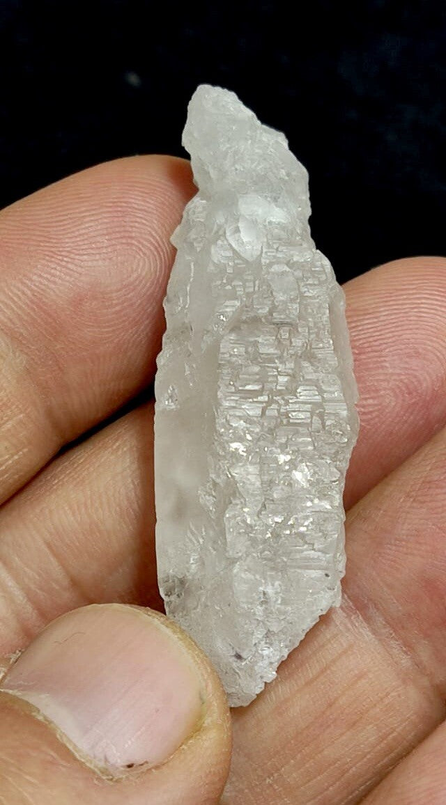 Fully Etched Quartz Crystal 11 Grams.