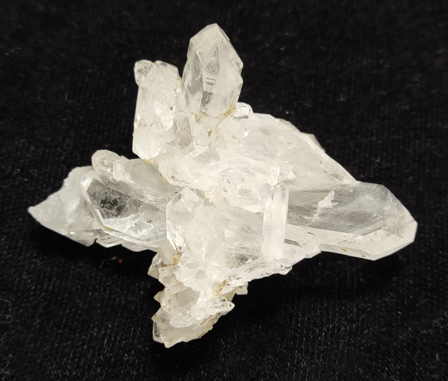 An Aesthetic Natural beautifully terminated Quartz cluster 28 grams