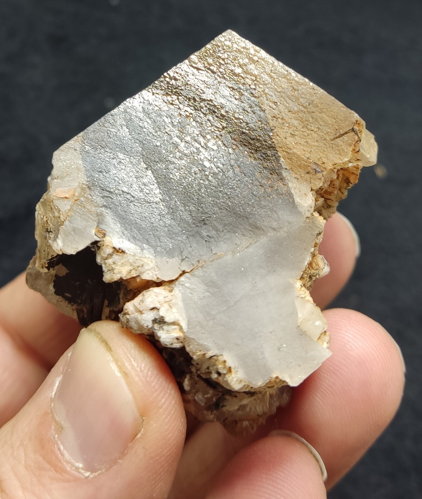 An aesthetic specimen of terminated  smoky Quartz crystal cluster 102 grams