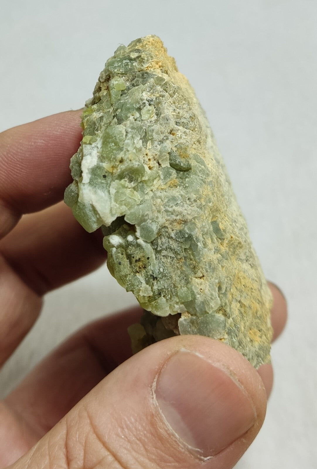 An Aesthetic terminated specimen of peridot 180 grams