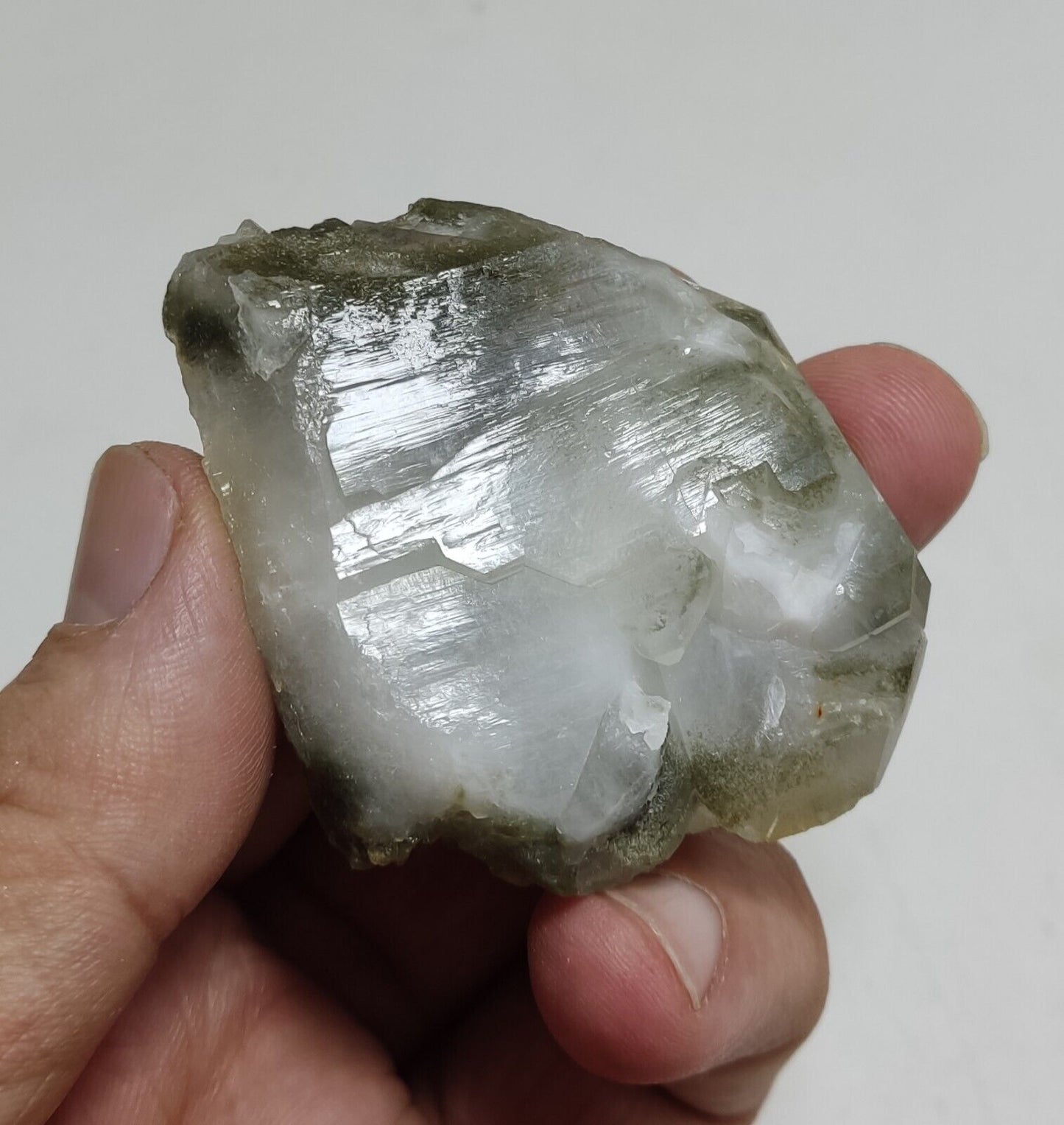 An Aesthetic Natural beautifully terminated Chlorite Quartz specimen 61 grams