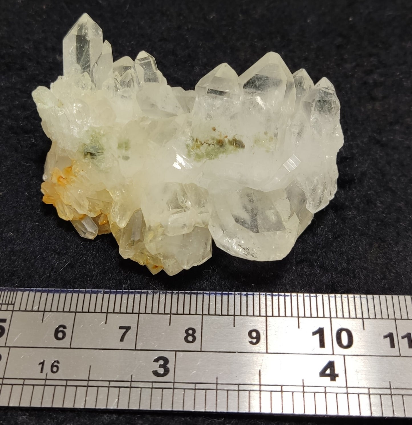 An Aesthetic terminated Quartz crystal with chlorite inclusions 43 grams