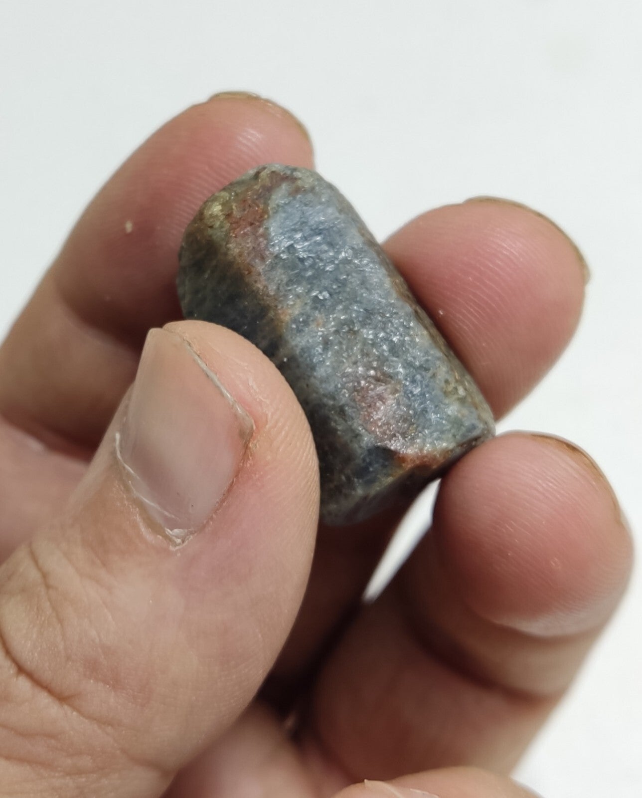 An aesthetic specimen of terminated sapphire crystal 23 grams