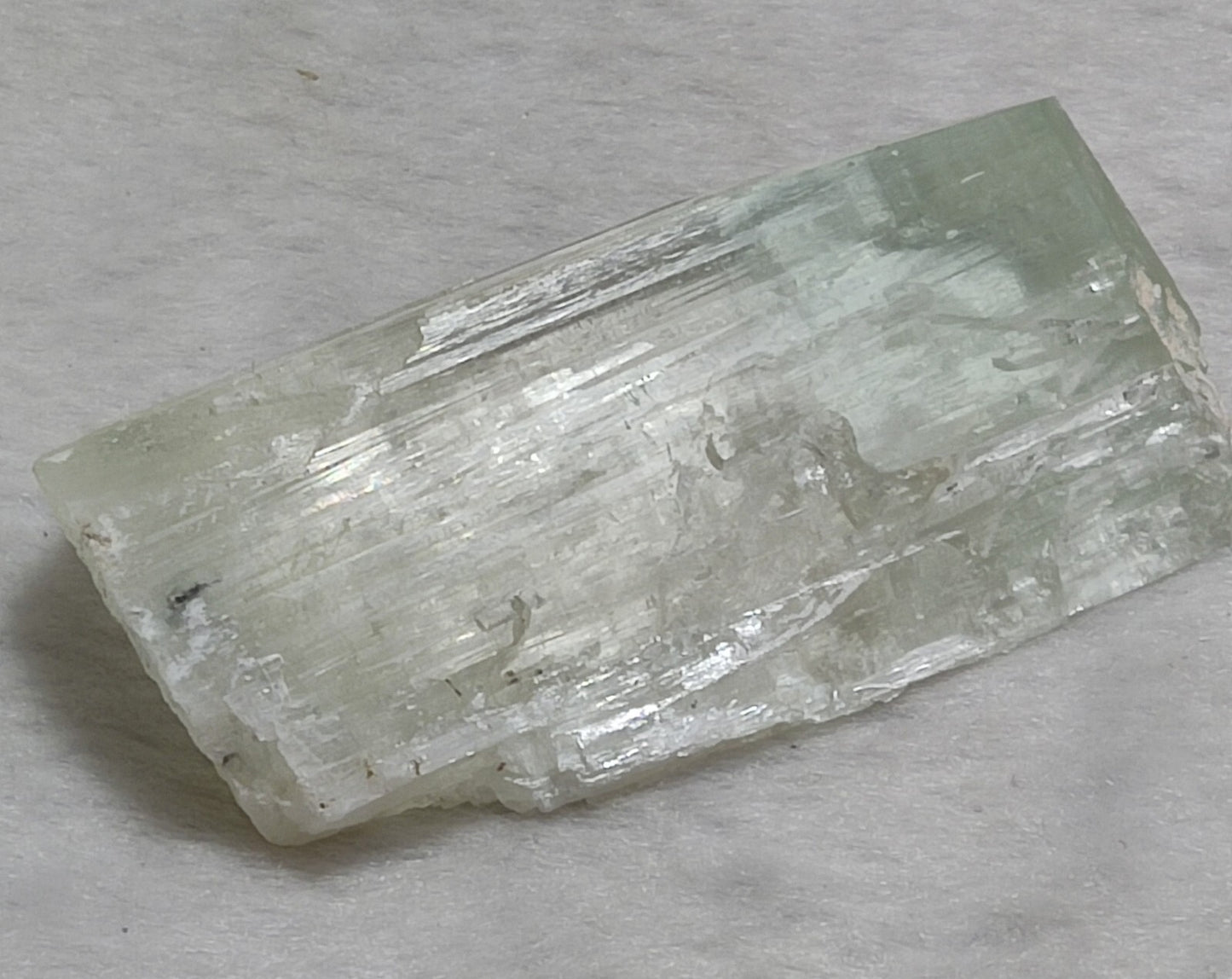 An Aesthetic terminated spodumene floater crystal specimen 75 grams