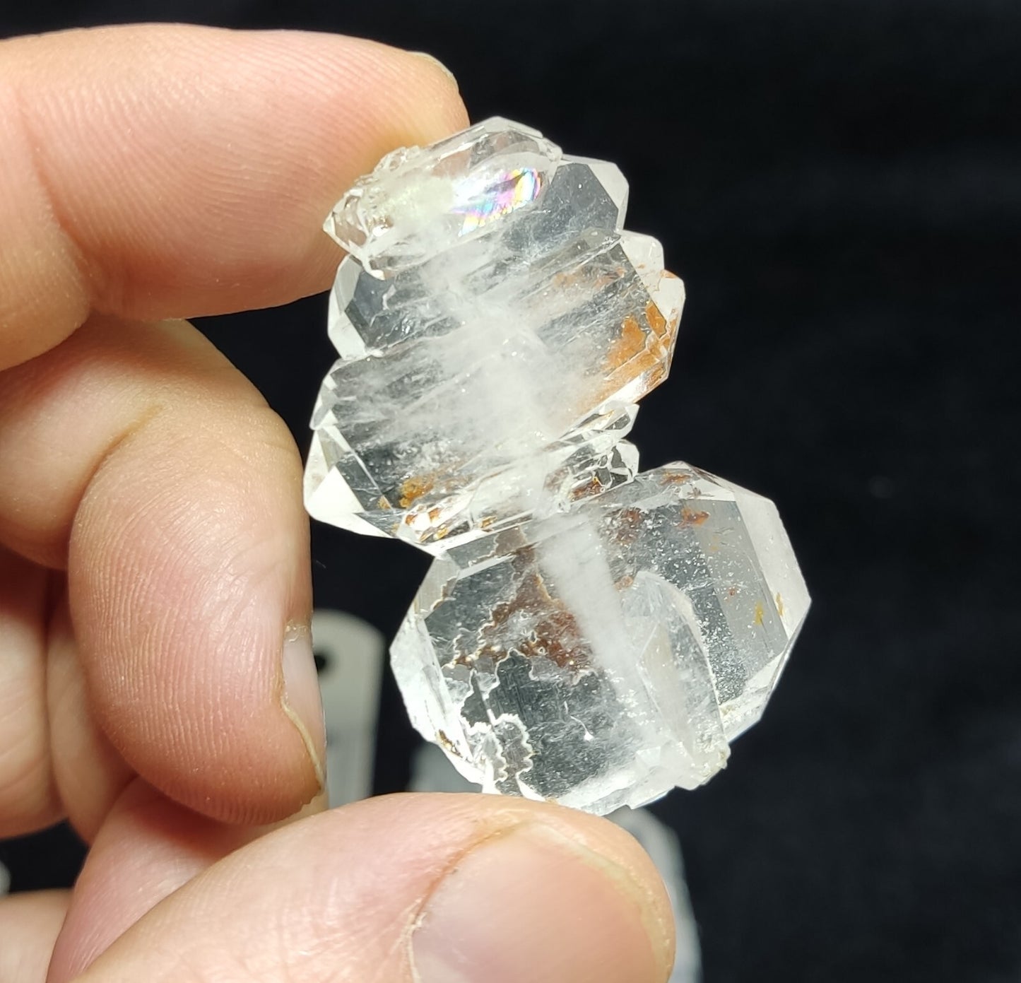 80 grams, 10 Pieces Faden quartz Crystals