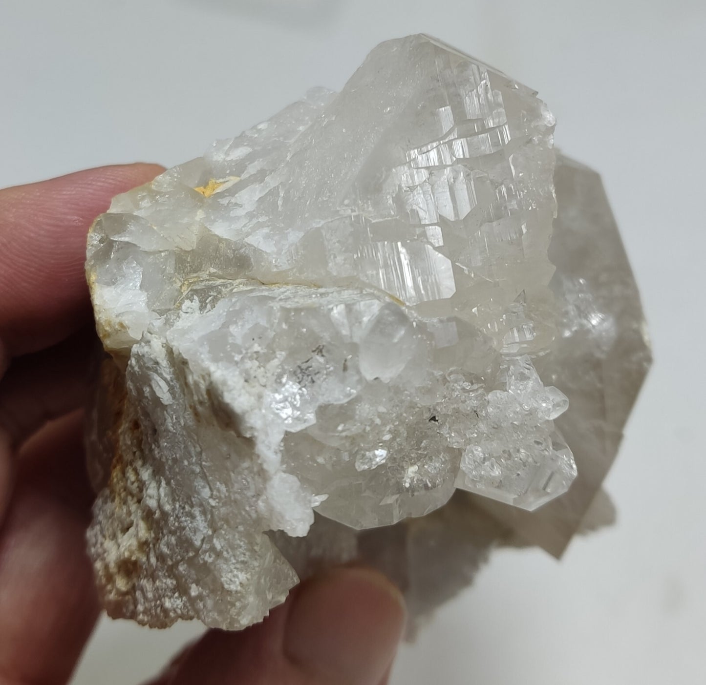 An Aesthetic Natural terminated gwindel Quartz on matrix 278 grams