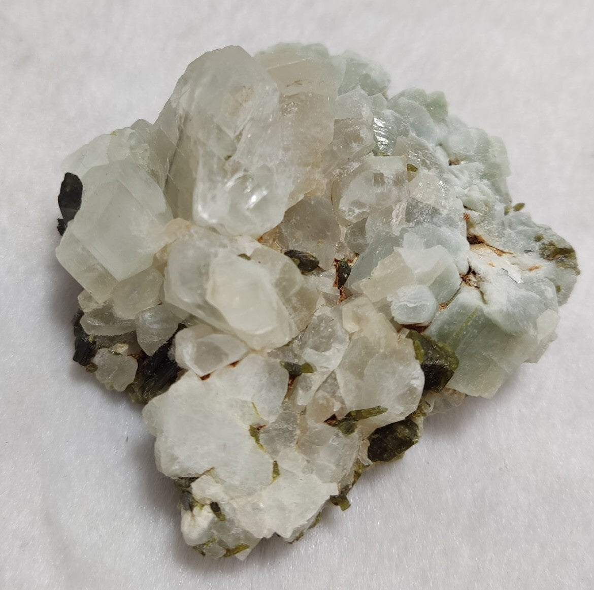 An amazing specimen of Adularia/feldspar with epidote 116 grams