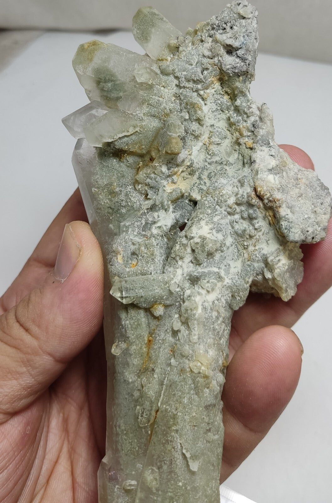 An Aesthetic Natural beautifully terminated Chlorite Quartz specimen 262 grams
