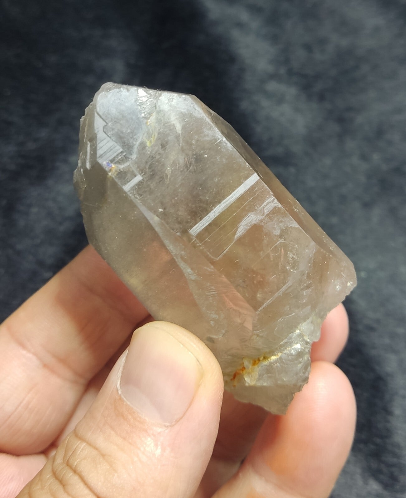 An Aesthetic Naturally terminated specimen of Smoky Quartz 98 grams