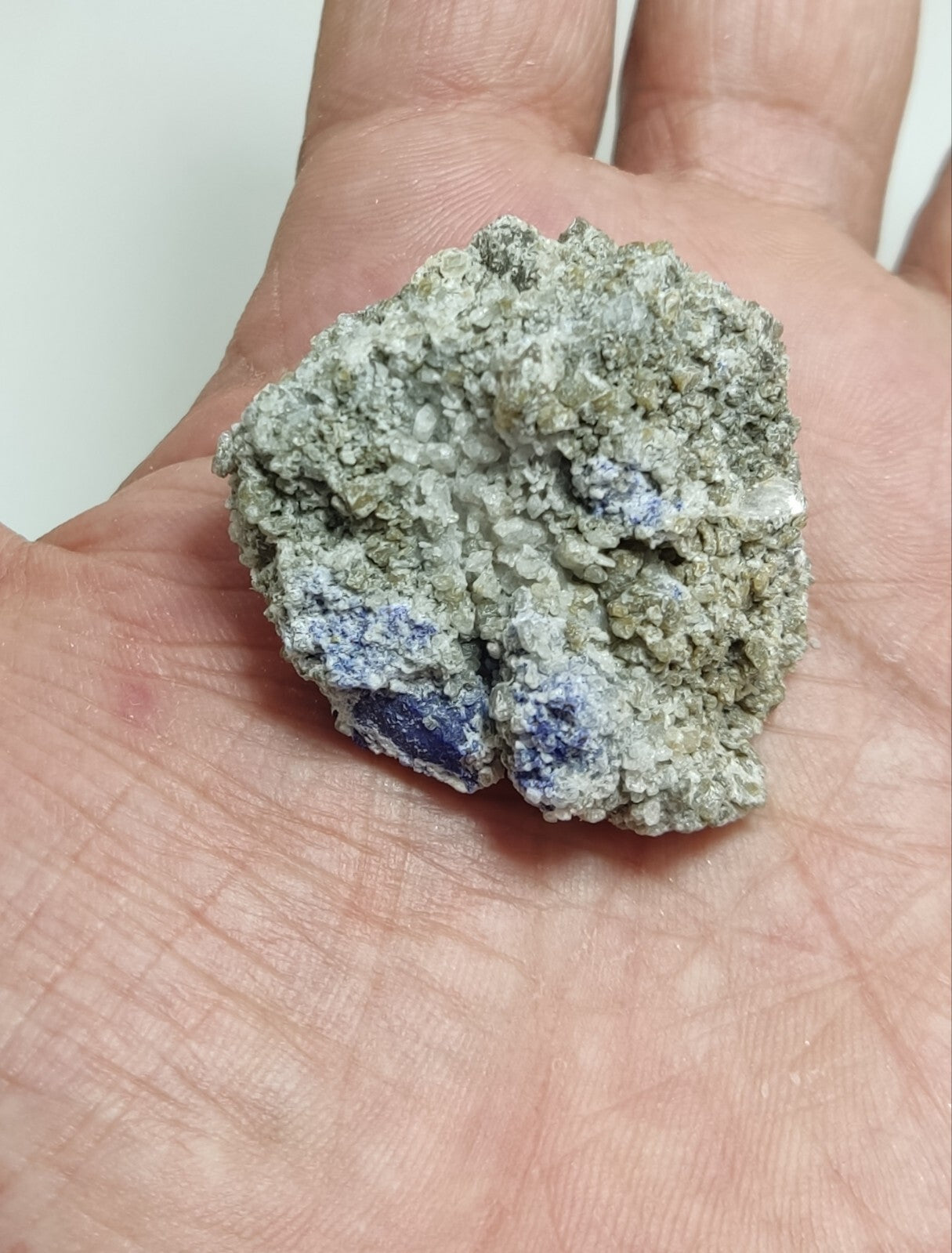 An Aesthetic specimen of lazurite/lapis on matrix 33 grams