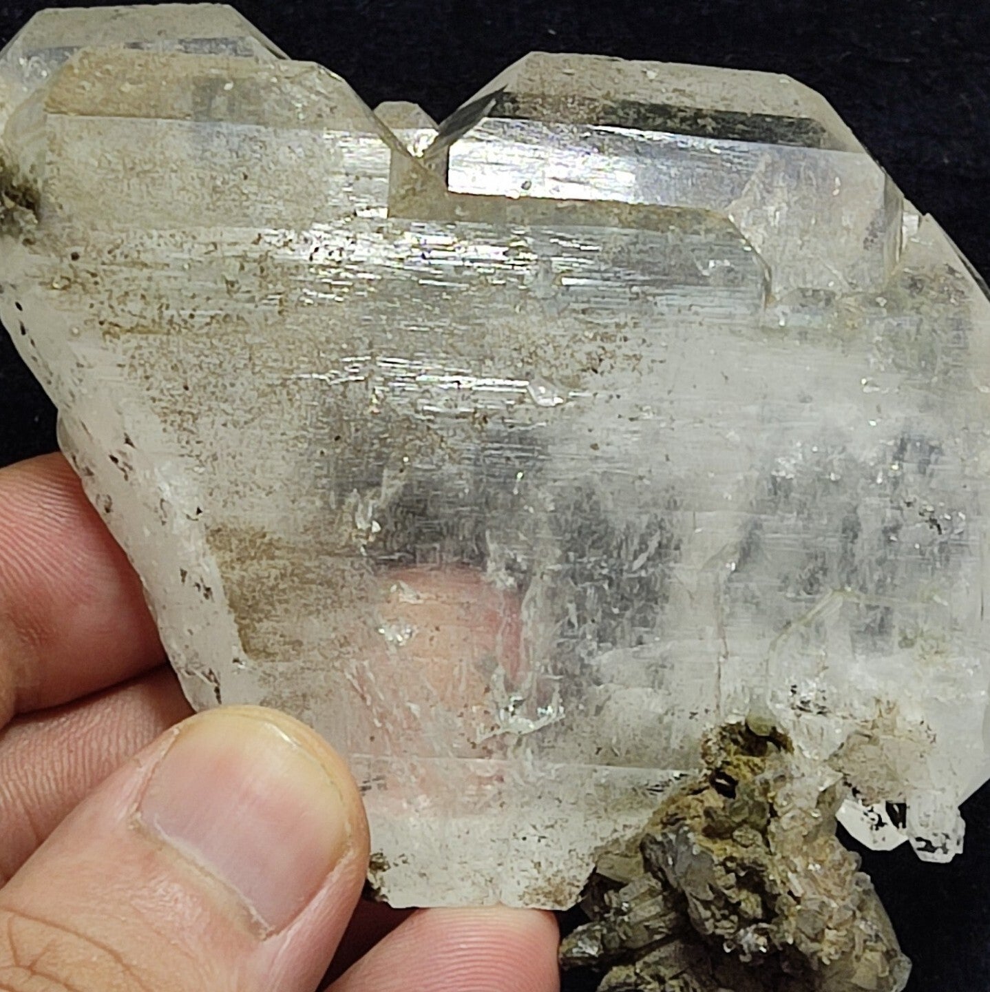 An Aesthetic terminated specimen of chlorite Quartz 211 grams