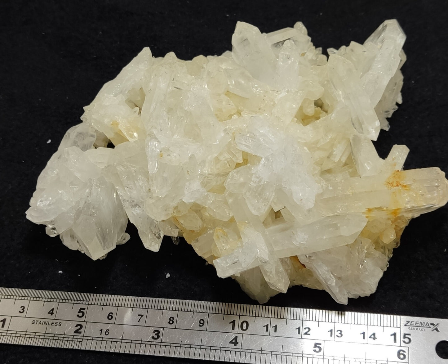 An Aesthetic terminated specimen of Quartz cluster 620 grams