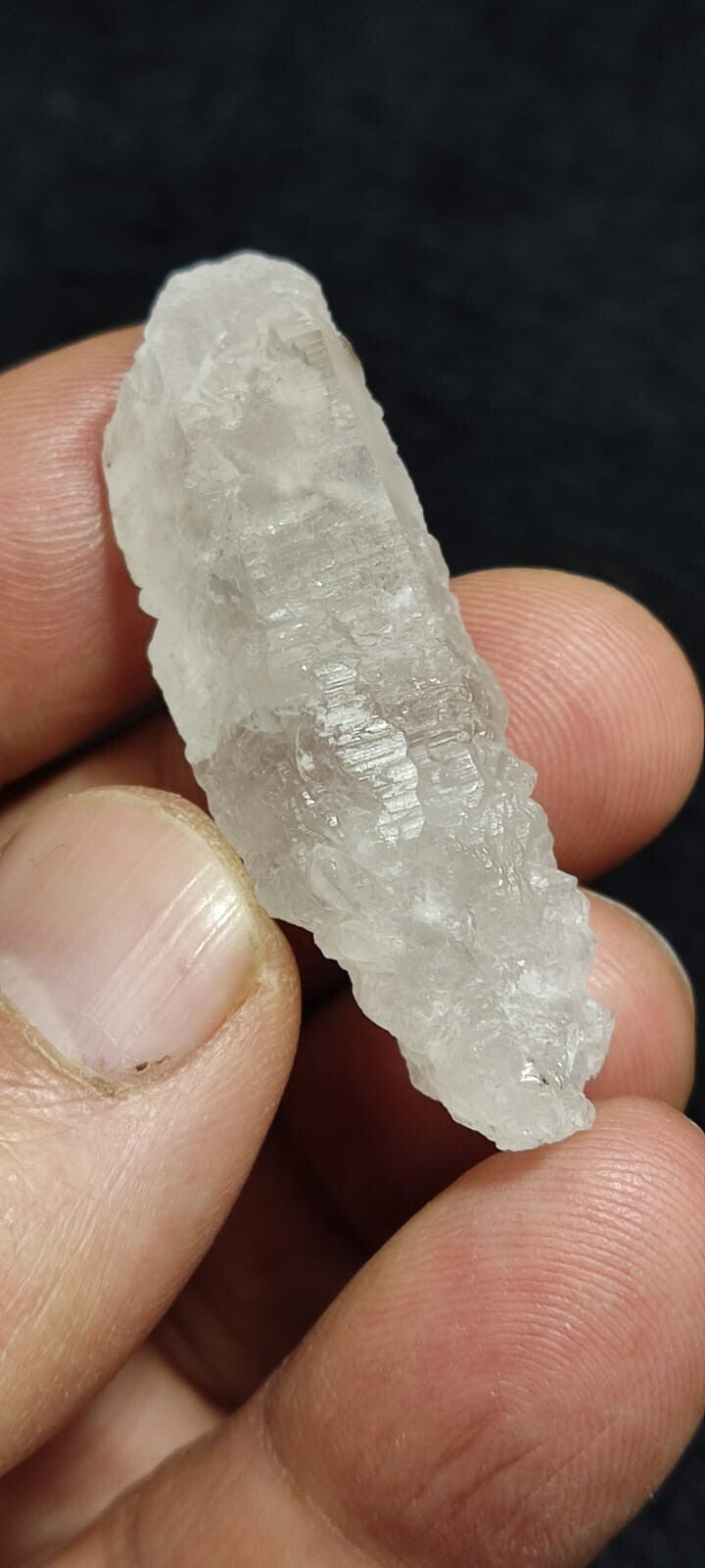 Fully Etched Quartz Crystal 11 Grams.