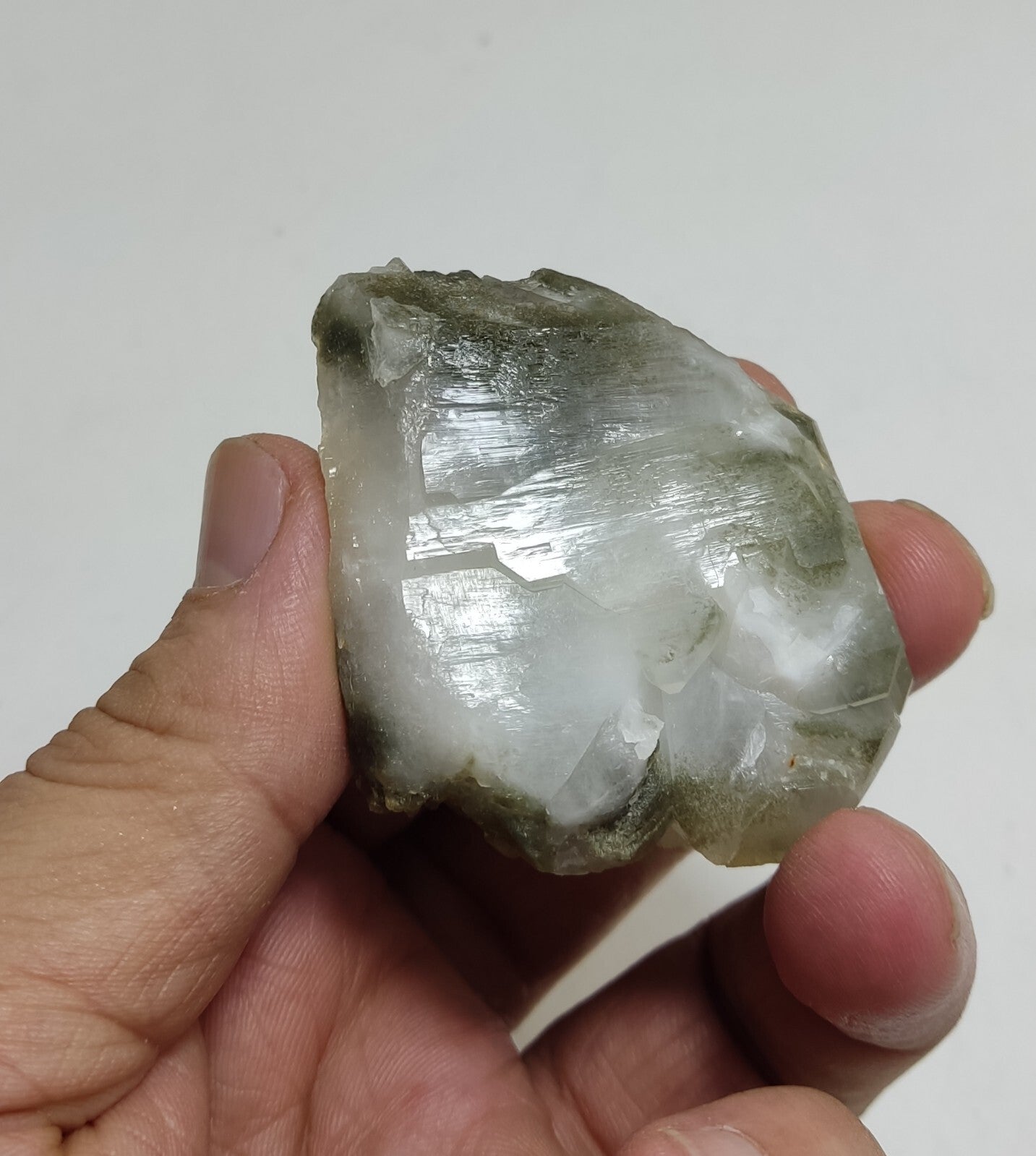 An Aesthetic Natural beautifully terminated Chlorite Quartz specimen 61 grams