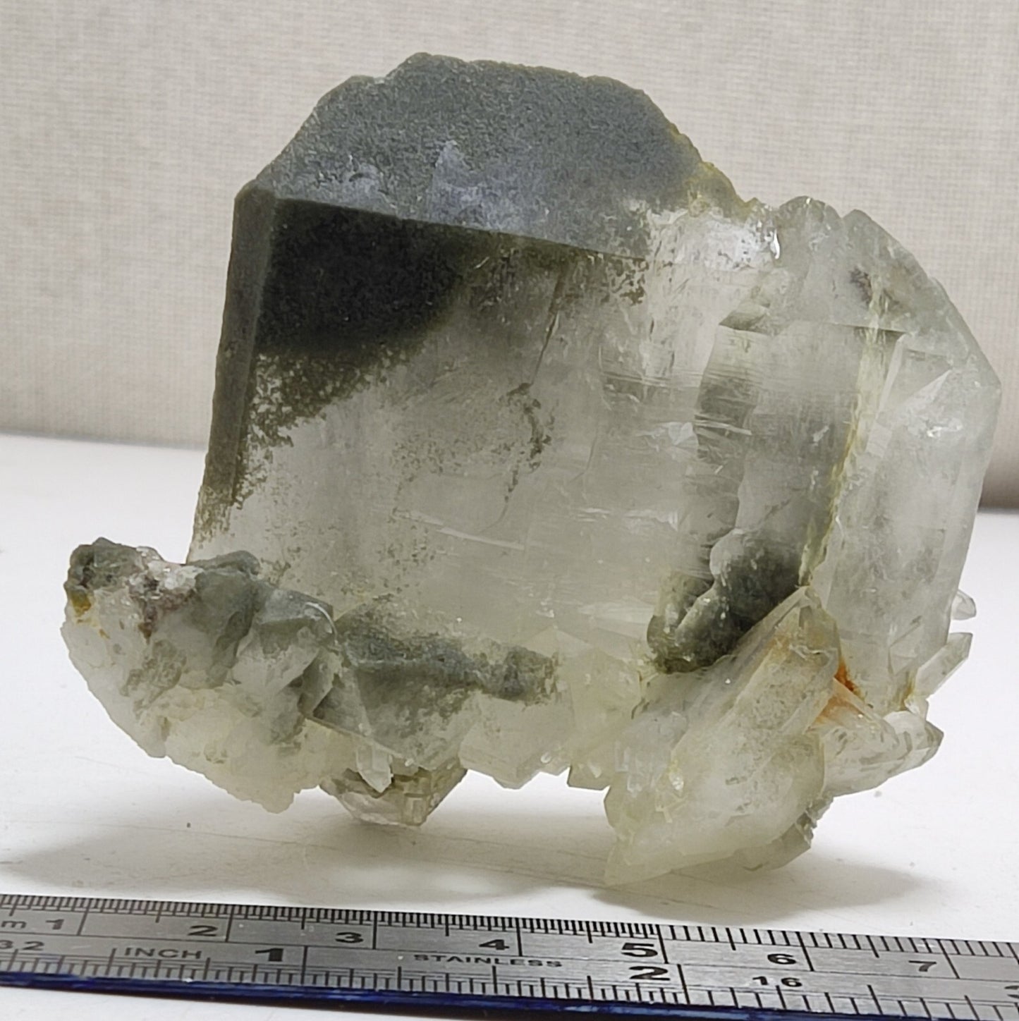 An Aesthetic Natural beautifully terminated Chlorite Quartz cluster 132 grams