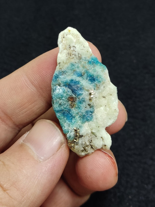 An Aesthetic specimen of lazurite on matrix with pyrite 19 grams