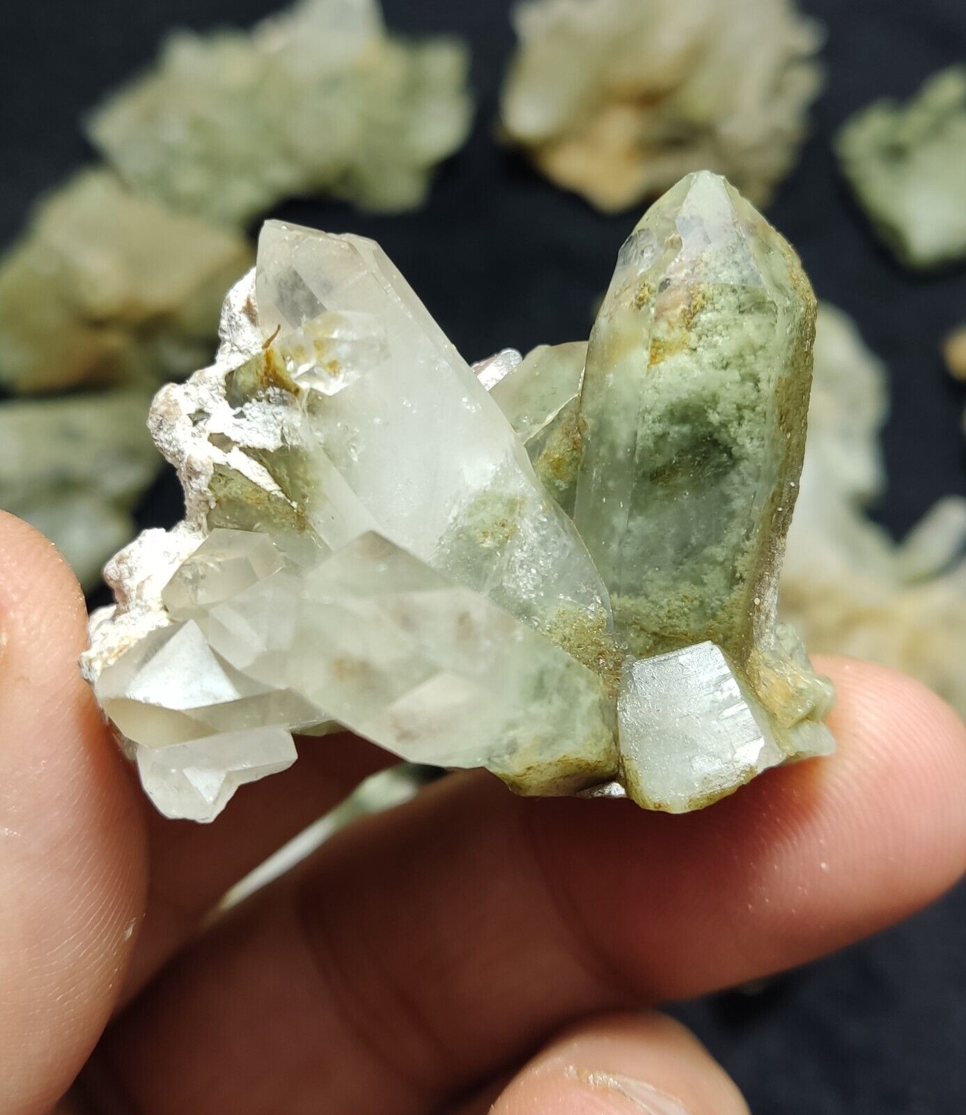 480 grams Chlorite Quartz crystals