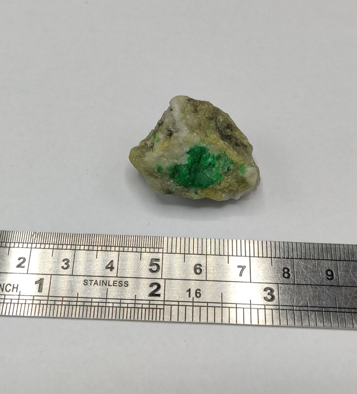 An Aesthetic miniature specimen of emerald in matrix 16 grams