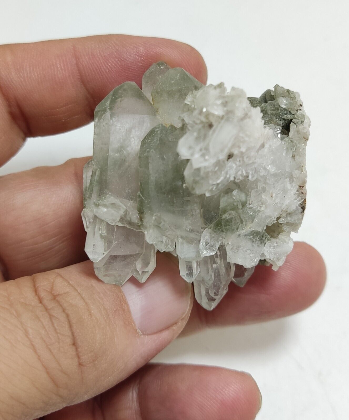 An Aesthetic Natural beautifully terminated Chlorite Quartz specimen 55 grams