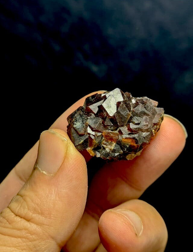 Natural Andradite Garnet Cluster 26 Grams
