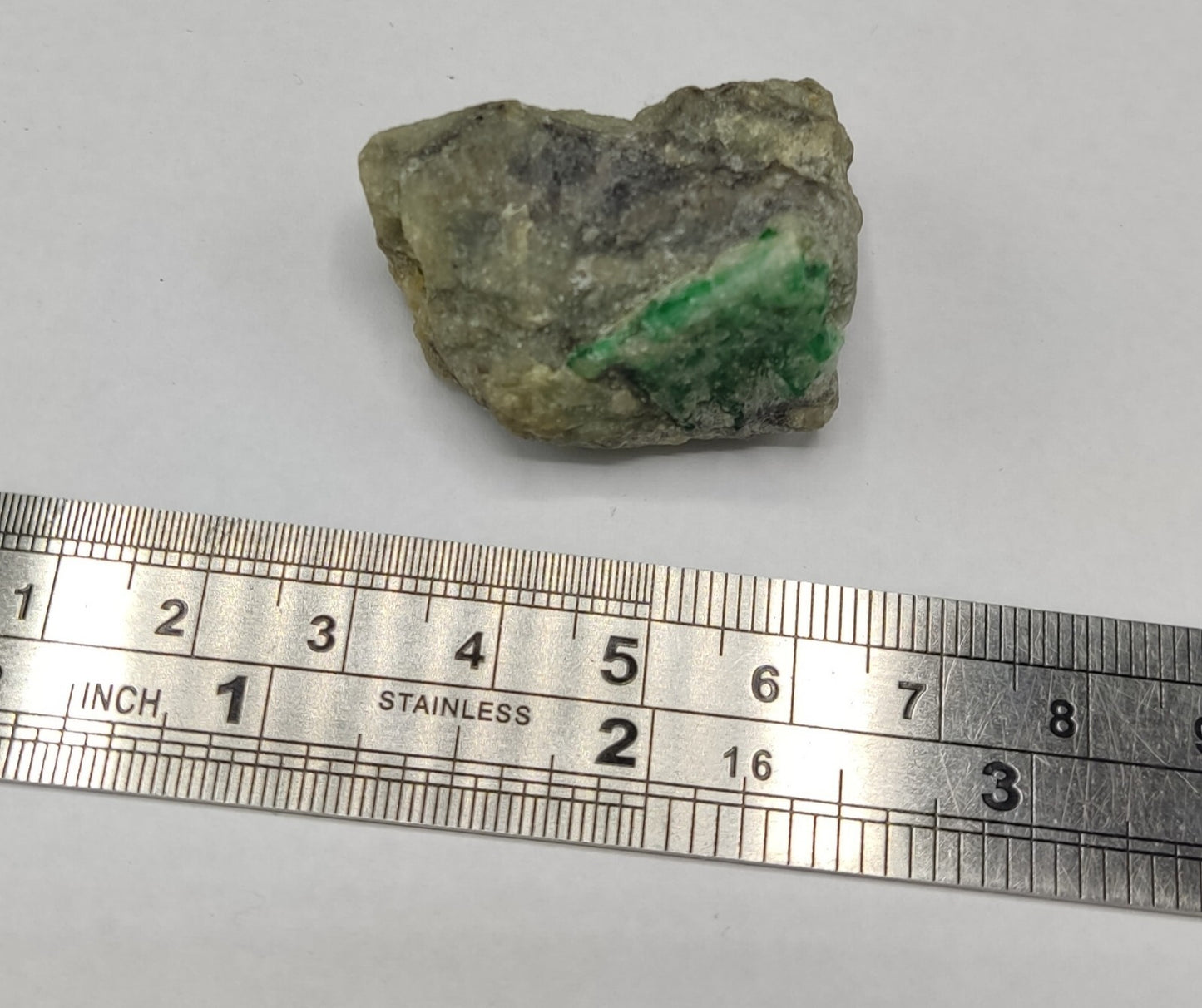 An Aesthetic miniature specimen of emerald in matrix 25 grams