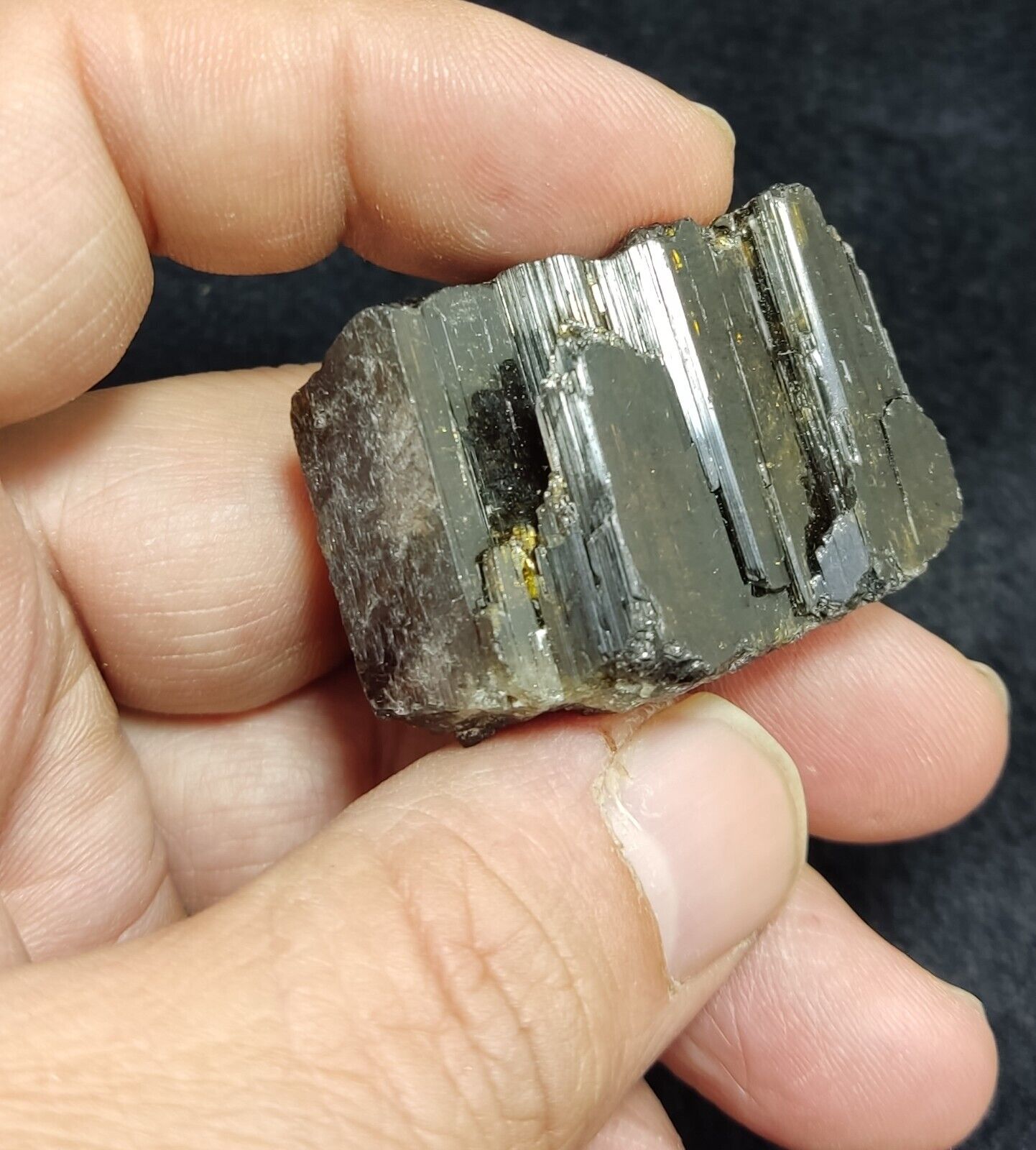 A very fine aesthetic crystal specimen of Epidote 37 grams