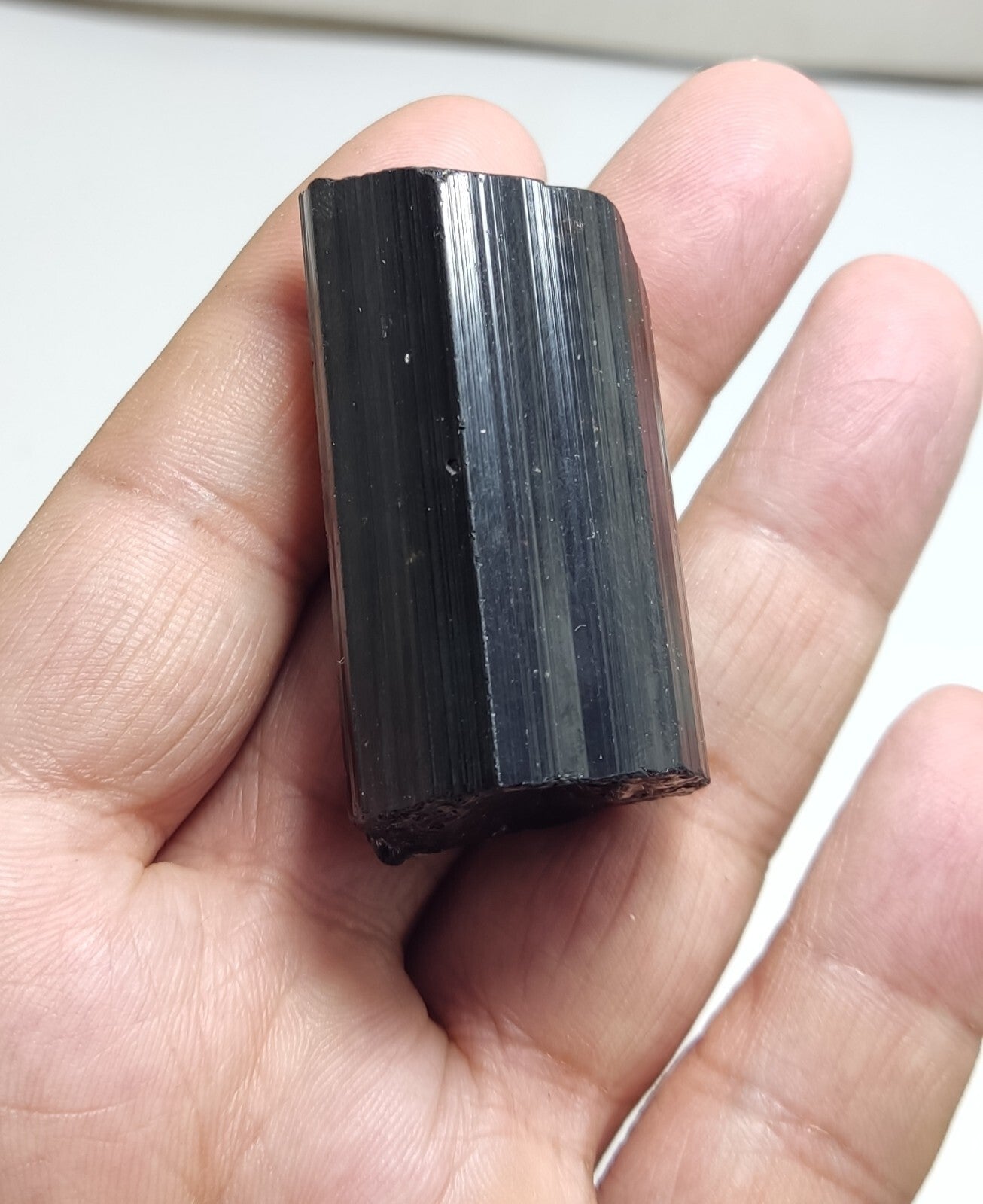 An aesthetic Specimen of black tourmaline crystal 62 grams