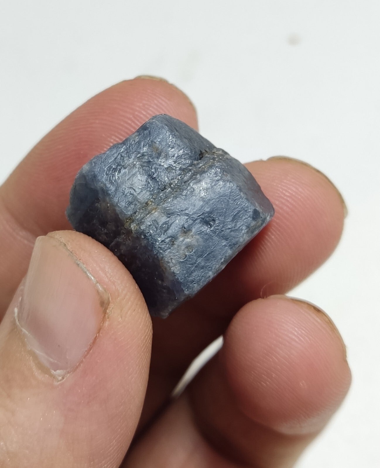 An aesthetic specimen of terminated sapphire crystal 20 grams