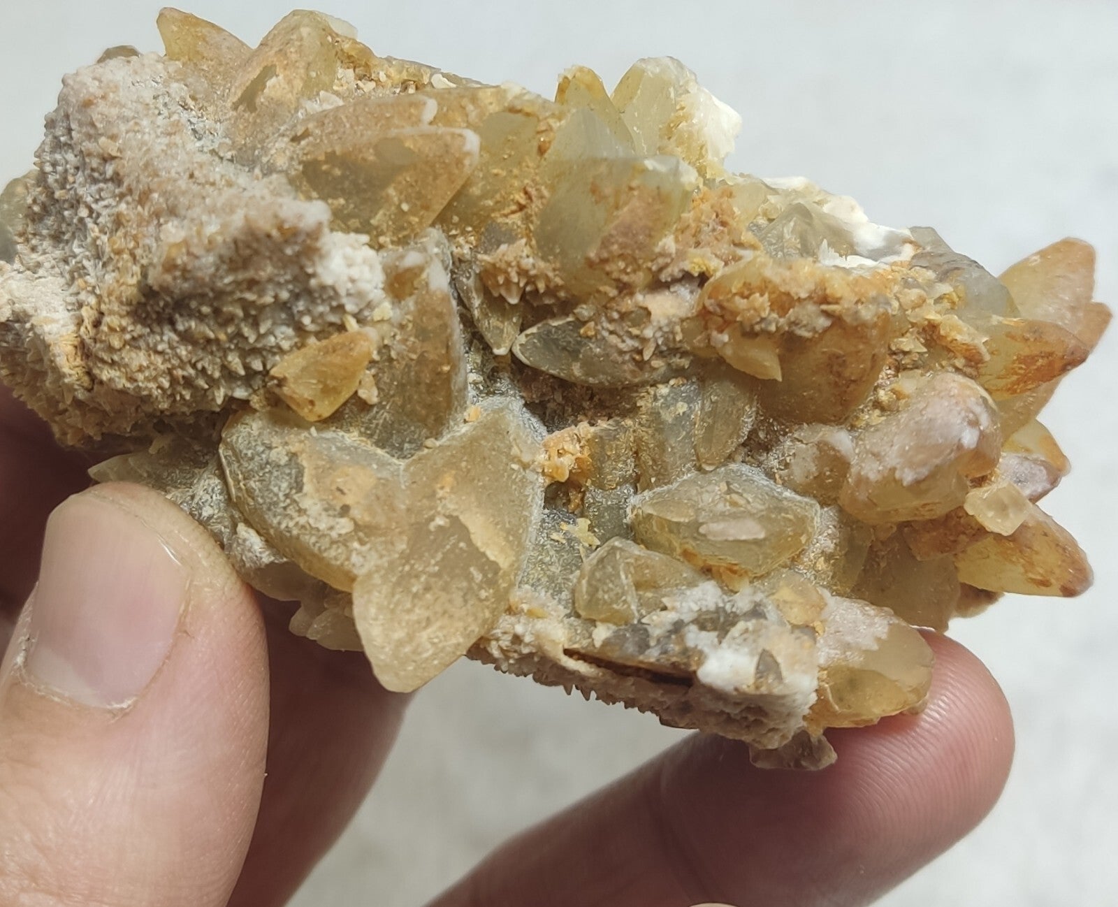 An amazing specimen of calcite 294 grams