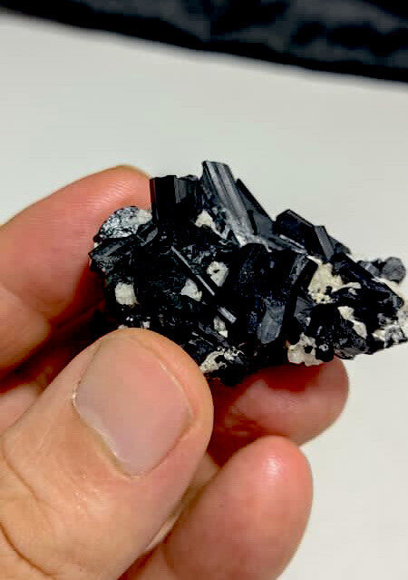 Black tourmaline cluster 38g, 5x3x2cm