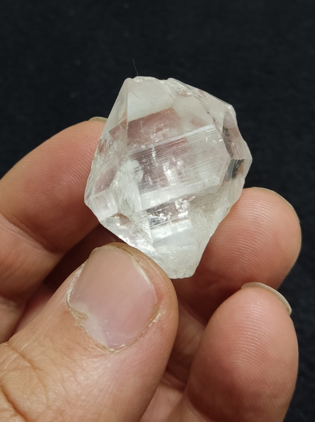 An Aesthetic gemmy double terminated Quartz crystal 30 grams