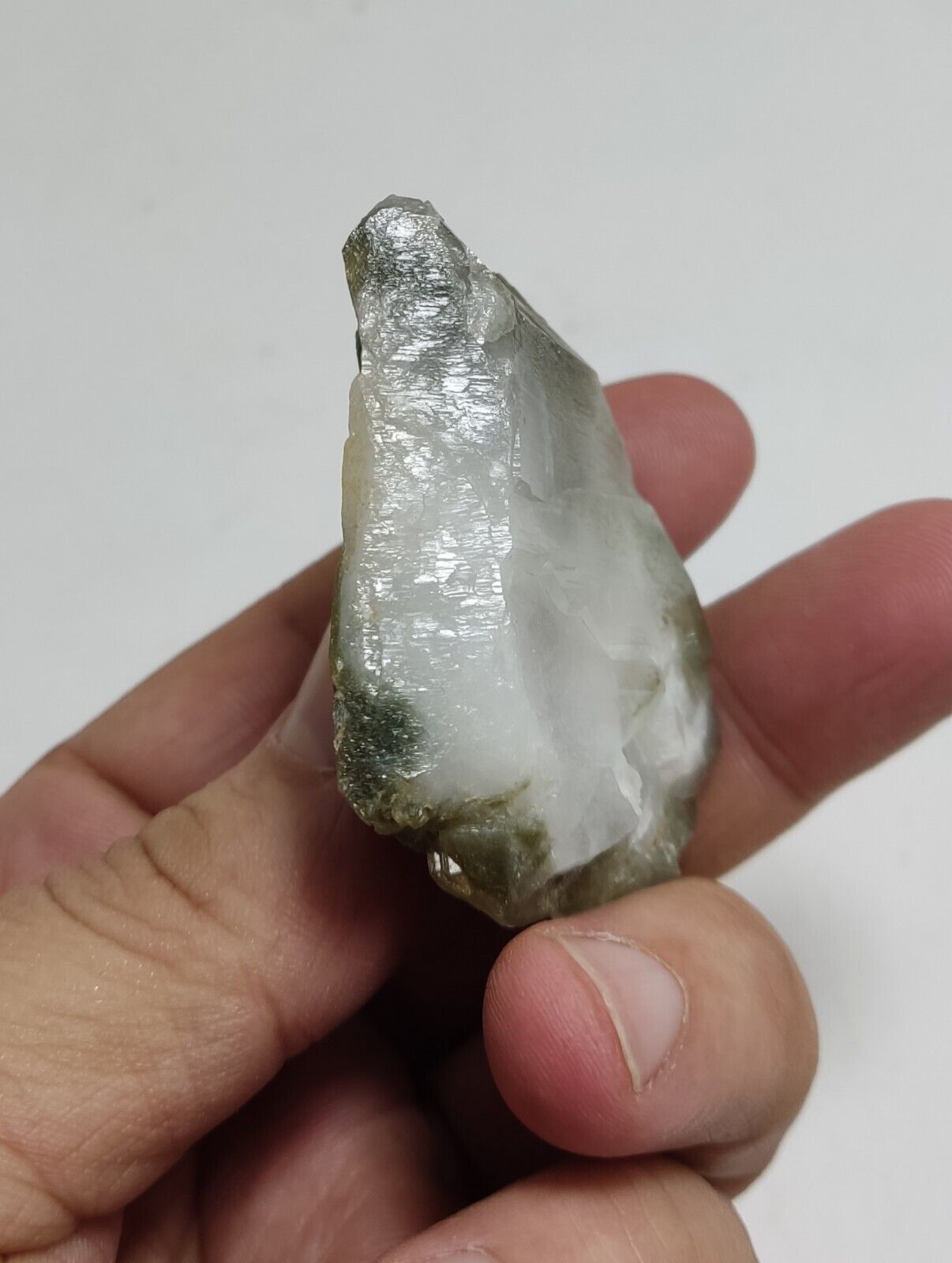 An Aesthetic Natural beautifully terminated Chlorite Quartz specimen 61 grams